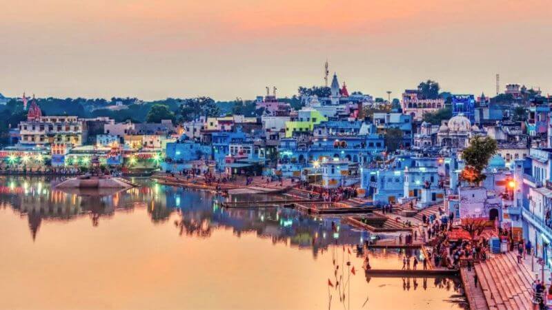 golden triangle with pushkar